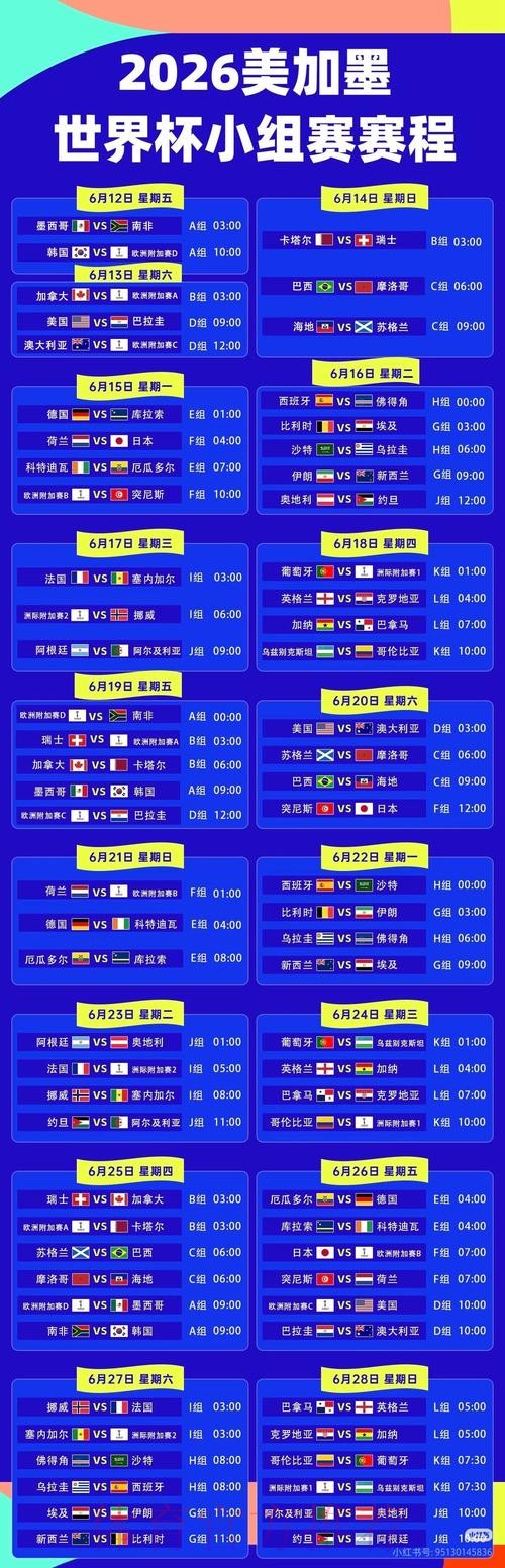 2026世界杯直播一览全程直播直播平台